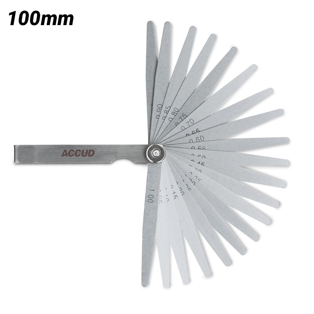 Accud AC-912-100-32 100mm (4") 32 Leave Feeler Gauge Set – image 1