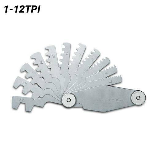 Accud AC-921-012-16 1-12 TPI Pitch Gauge 