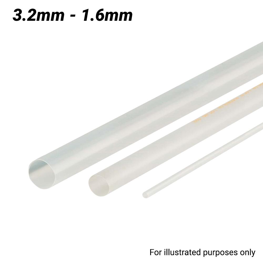 Cabac XLP3CL/4FT 3.2-1.6mm 1.2m Flexible Heat Shrink Tubing - Clear – image 1