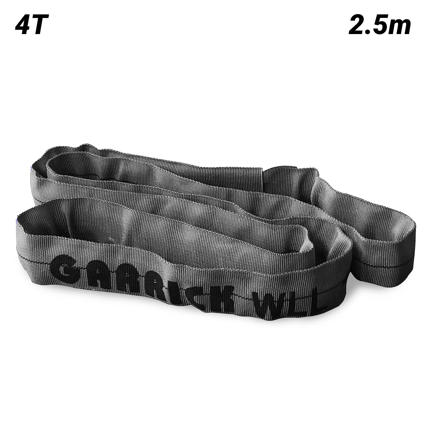 Garrick GRS4T2.5M 4T 2.5m Round Sling - Grey – image 1