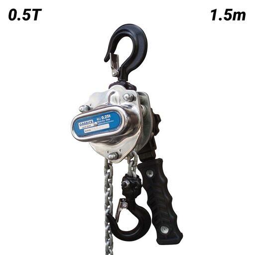 Garrick GLH050 0.5 Ton 1.5m Lever Hoist