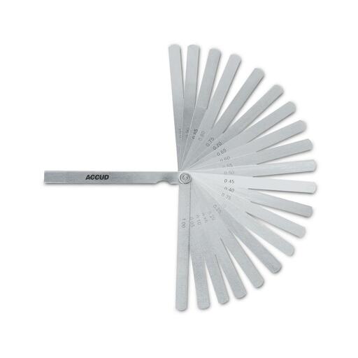 Accud AC-915-100-20 300mm (12") 20 Leave Feeler Gauge Set – image 2