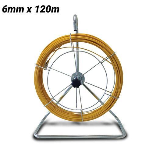 Cabac MSS-6TR-120 6mm x 120m Inspection Reel Trace-Rod and Frame
