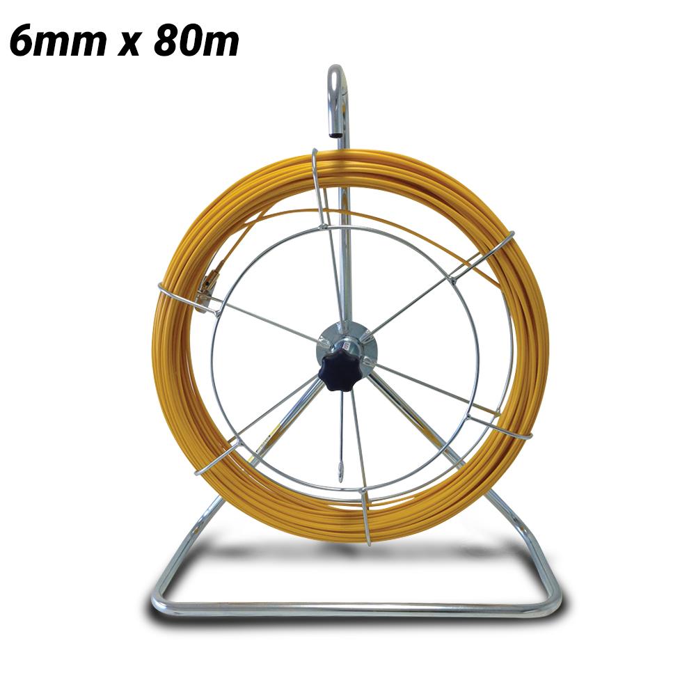 Cabac MSS-6TR-80 6mm x 80m Inspection Reel Trace-Rod and Frame – image 1