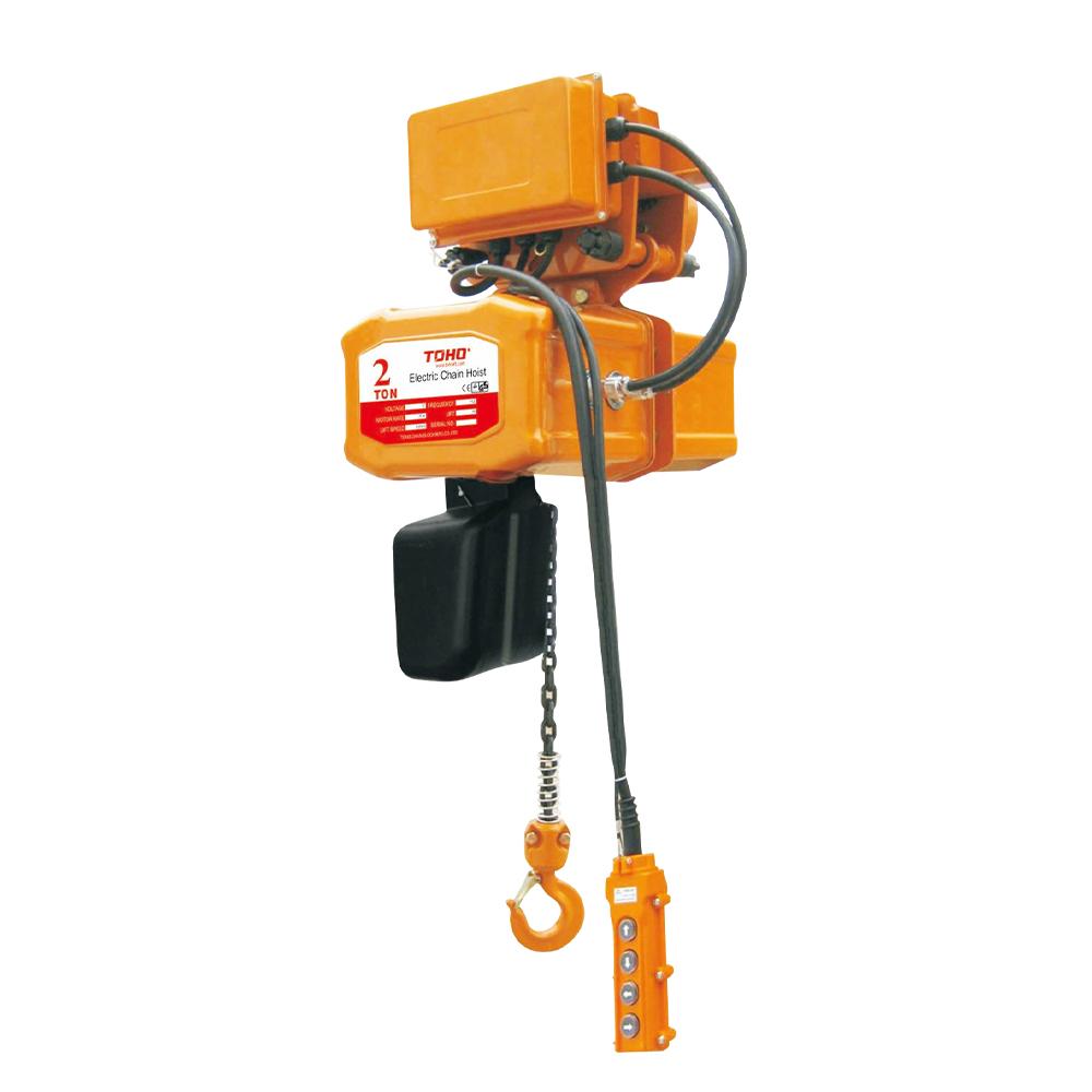Toho TECH0206-ET 2T 6m Electric Trolley Chain Hoist – image 2