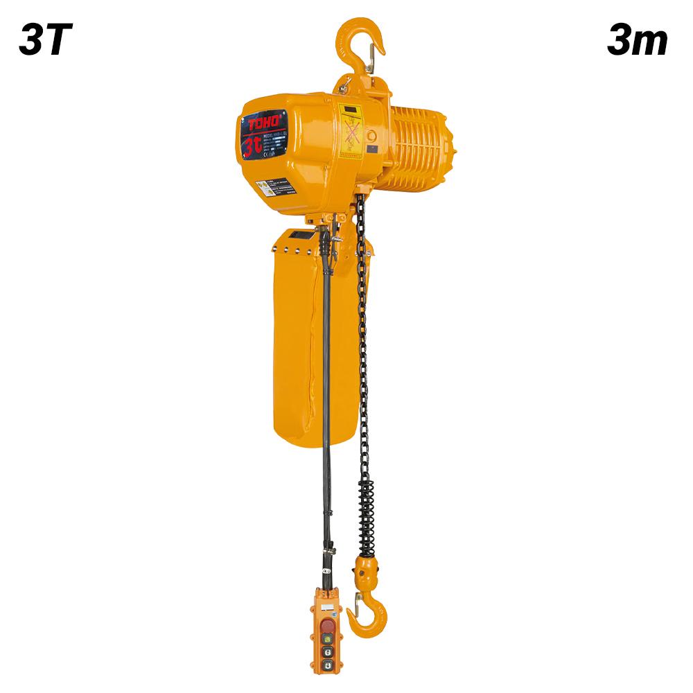 Toho TECH-3PH-2SP-0303 3T 3m Electric Chain Hoist – image 1
