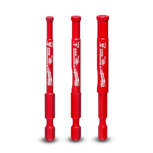 Milwaukee 49560500 3pce DIAMOND MAX Diamond Grit Hole Saw Set – image 2