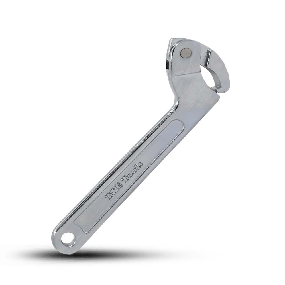 T&E Tools 5462 50mm - 120mm Adjustable C-Hook Wrench