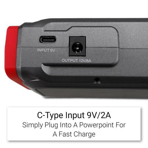 Daytona D12000 12000mAh 12V Jump Starter With Intelligent Clamp – image 6