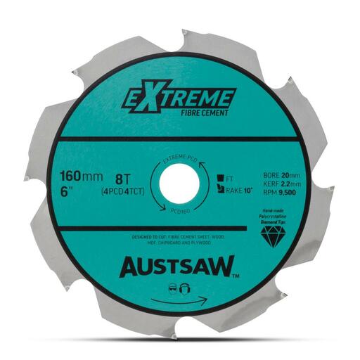 Austsaw PCD160 160mm (6-1/4") 4PCD 4T Polycrystalline Diamond Blade – image 2