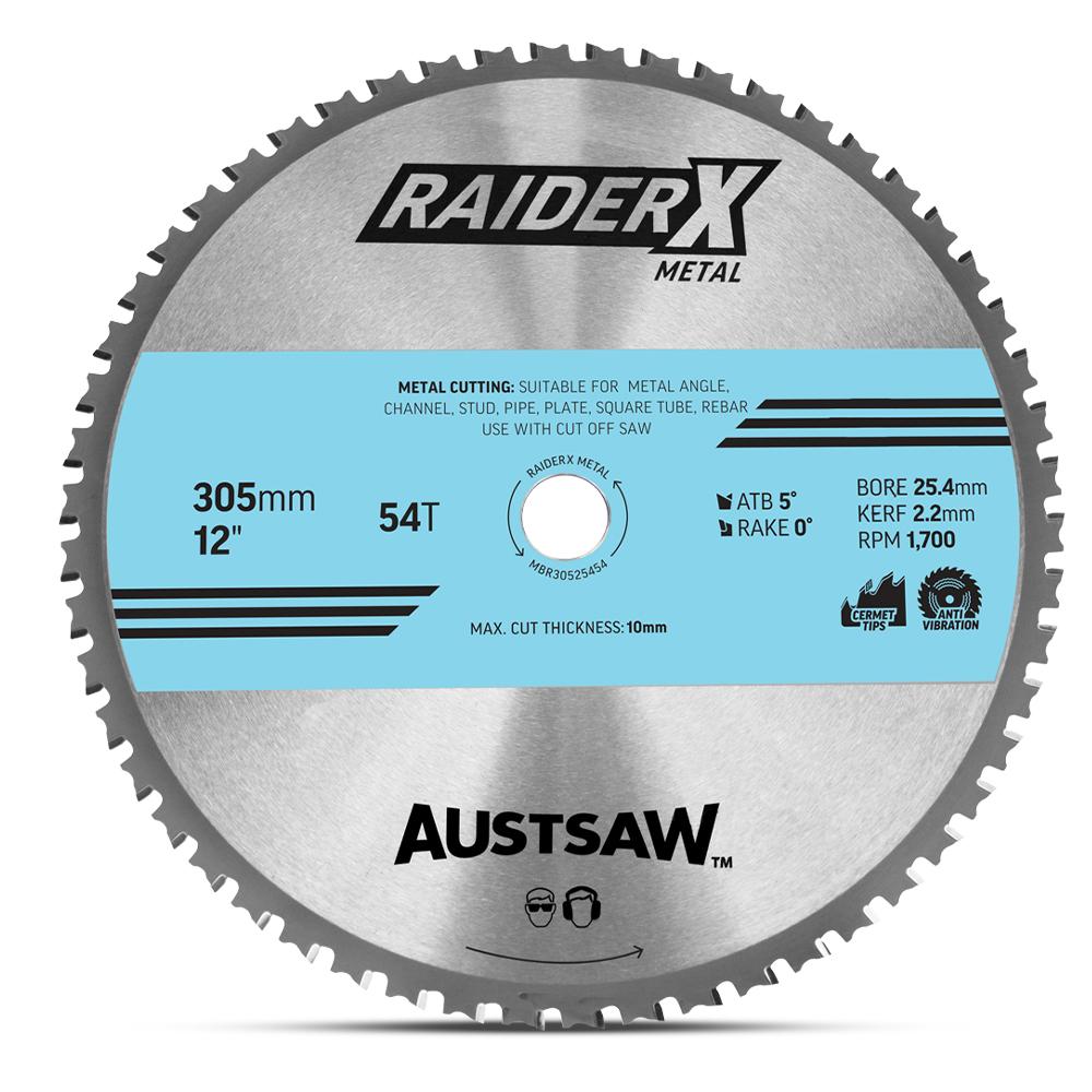 Austsaw MBR30525454 305mm (12") 25.4mm x 54T RaiderX Metal Blade – image 2