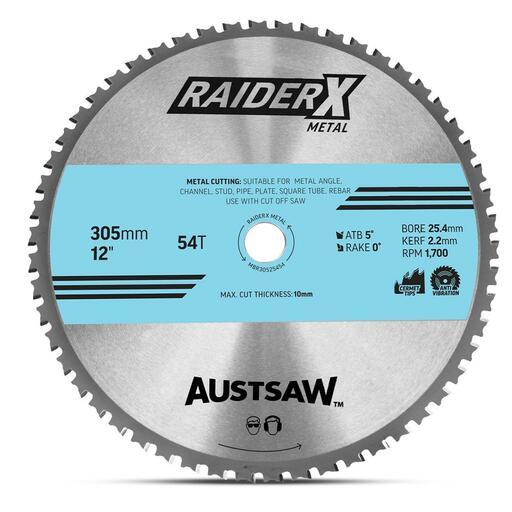 Austsaw MBR30525454 305mm (12") 25.4mm x 54T RaiderX Metal Blade – image 2