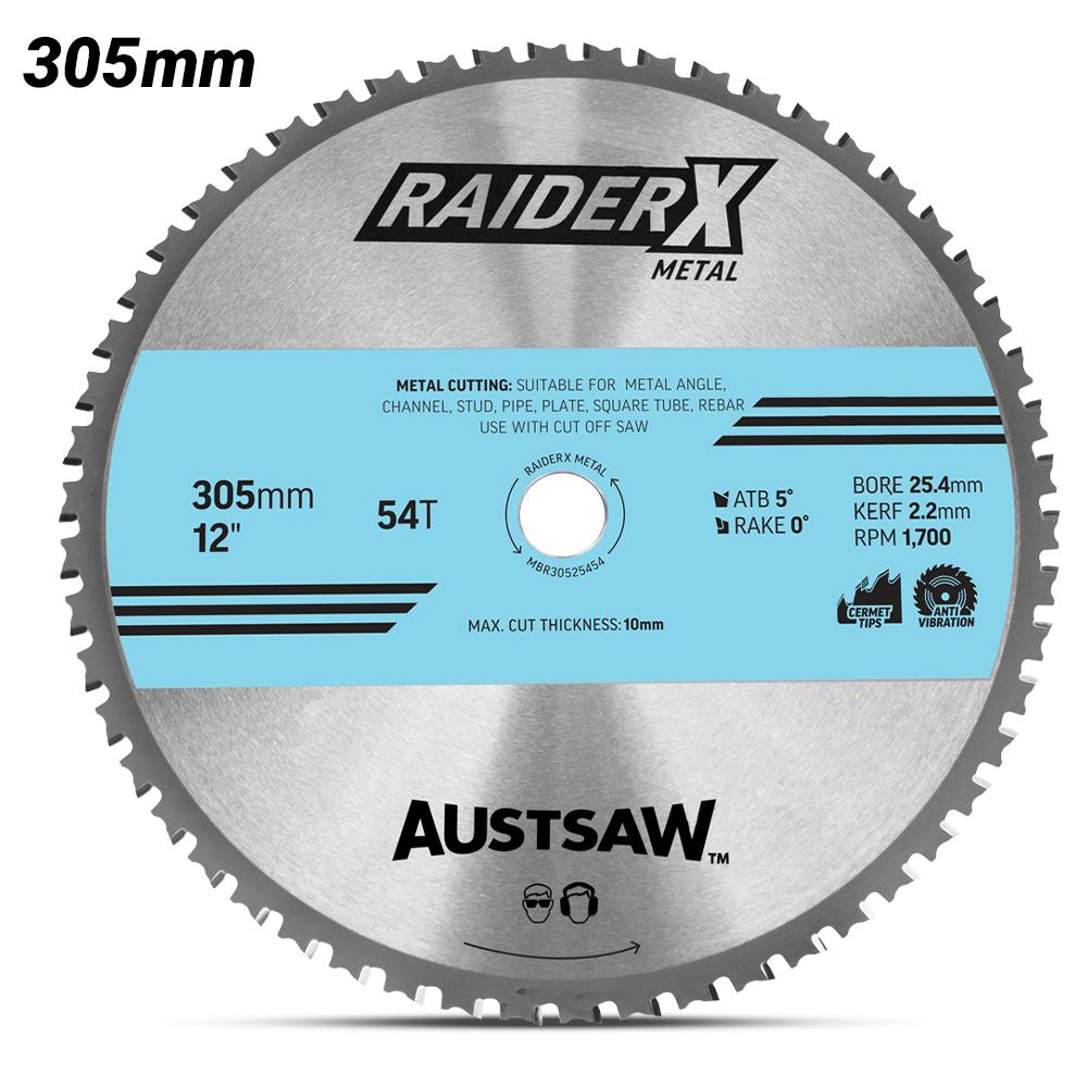 Austsaw MBR30525454 305mm (12") 25.4mm x 54T RaiderX Metal Blade – image 1