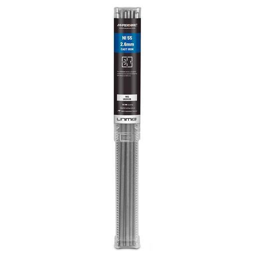 UNIMIG U63028 2.6mm 1kg HYPERARC NI 55 416 Cast Iron Electrodes Handy Pack