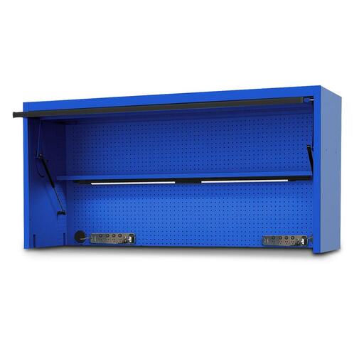 SP Tools SP44830BL 73" USA Sumo Series Wide Power Top Hutch - Blue/Black