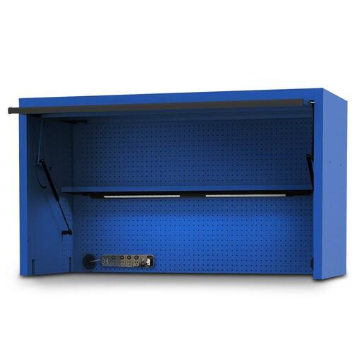 SP Tools SP44730BL 59" USA Sumo Series Wide Power Top Hutch - Blue/Black