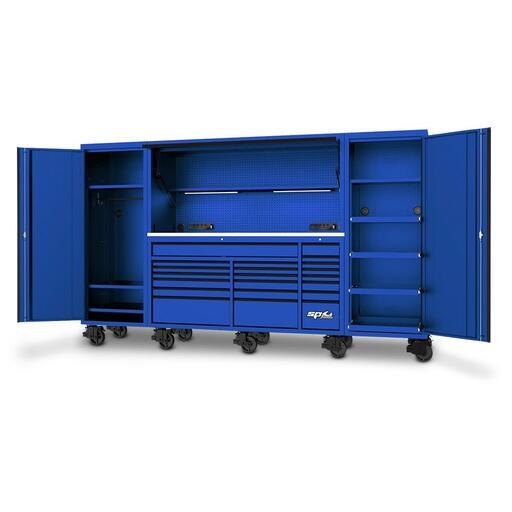 SP Tools SP44890BL 128" USA Sumo Series Complete Workstation - Blue/Black