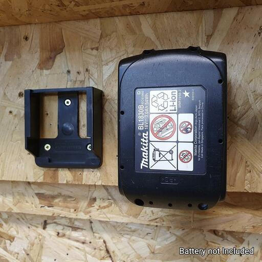 StealthMounts BM-MK18-6 18V Makita LXT 6-Pack Black Battery Mounts – image 6