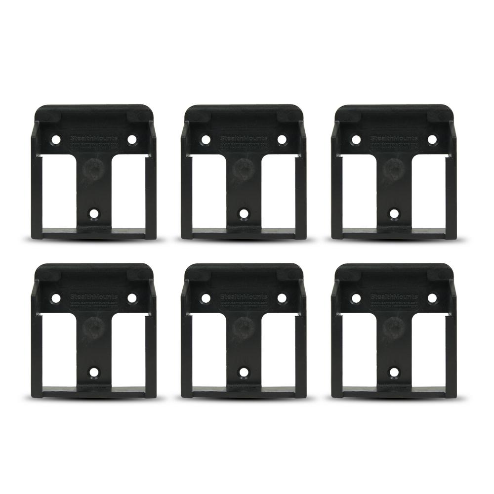 StealthMounts BM-MK18-6 18V Makita LXT 6-Pack Black Battery Mounts – image 2