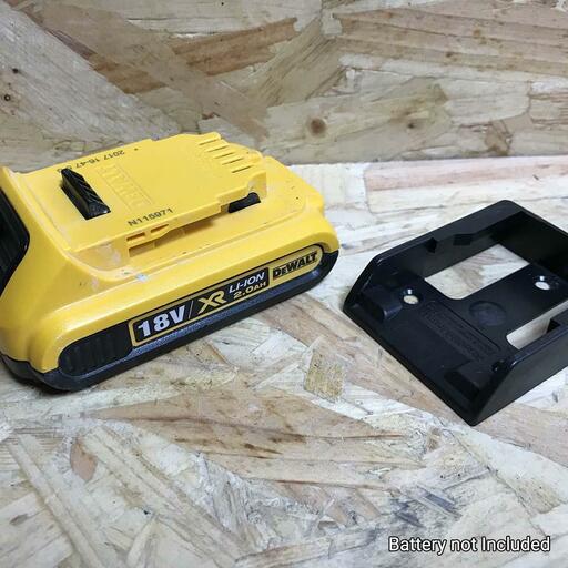 StealthMounts BM-DW20-BLK-6 18V Dewalt XR 6-Pack Black Battery Mounts – image 9