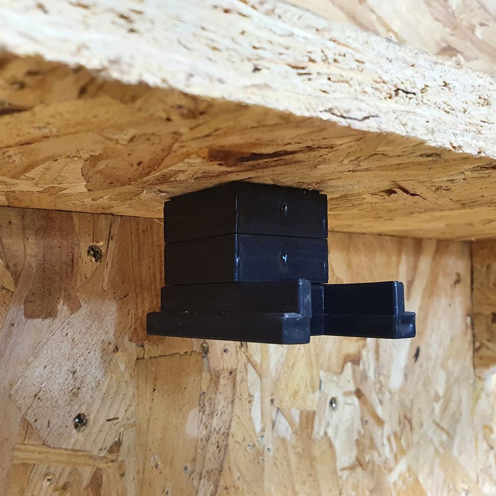 StealthMounts TMSPACE-BLK-6 6-Pack Black 12mm Universal Tool Mount Spacers – image 4