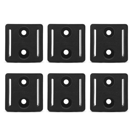 StealthMounts TMSPACE-BLK-6 6-Pack Black 12mm Universal Tool Mount Spacers – image 2