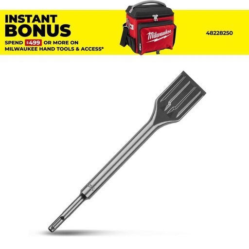 Milwaukee 4932478264  250 x 40mm SDS PLUS SLEDGE Wide Chisel Demolition Bit