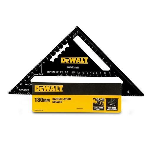 DeWalt DWHT25227-0  180mm Premium Metric Aluminium Rafter Square – image 2