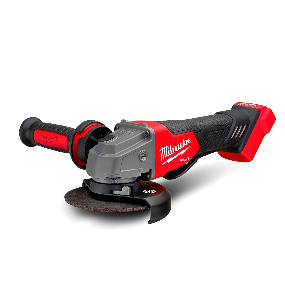 Milwaukee M18FAG125XPD-0 18V Li-ion Cordless FUEL Brushless 125mm (5) Angle  Grinder with Deadman Paddle Switch - Skin Only