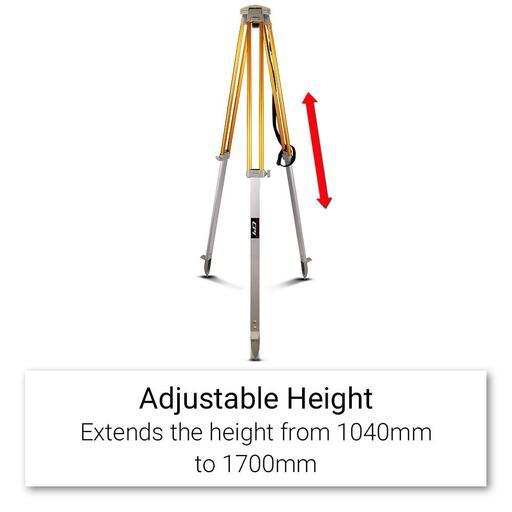 CPI CPIDHLT 1040mm - 1700mm Aluminium Dome Head Tripod – image 7