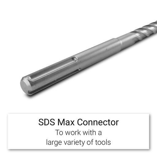 Xtorque X181320M Platinum SDS MAX 18mm x 1320mm Platinum 4 Cutter Drill Bit - MADE IN GERMANY – image 5