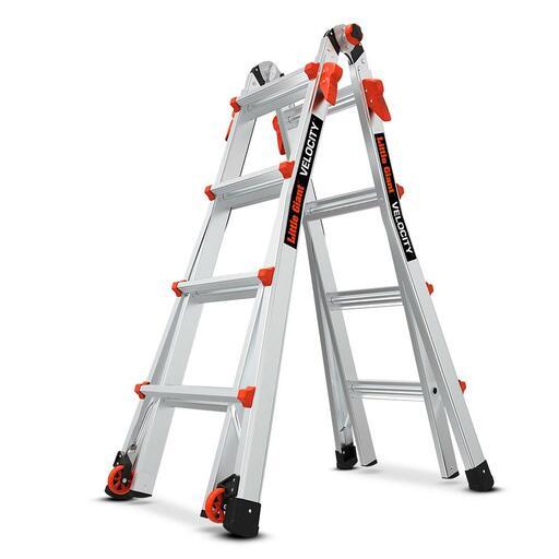 Little Giant Ladder Systems 15417-440 (15417-001) 1.5-3.5m 150kg Aluminium Velocity Articulated Extendable Ladder