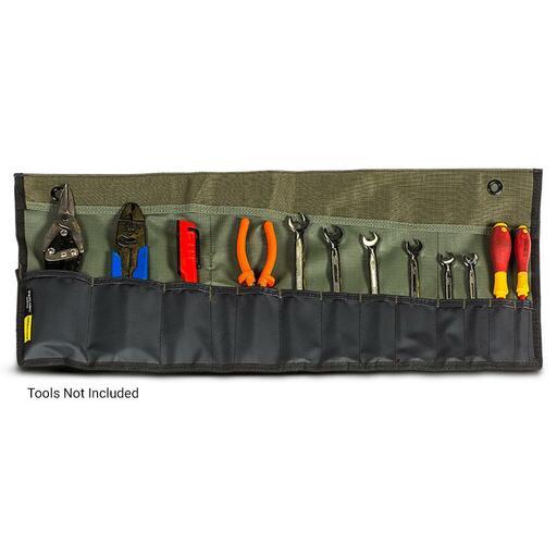 Rugged Xtremes RX05E112 450mm x 120mm x 270mm Crib Canvas Tool Bag With Compact Tool Roll  – image 2