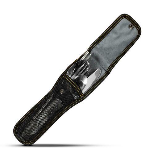 Rugged Xtremes RX08P210 7pce Stainless Steel POD Connect Cutlery Kit – image 3