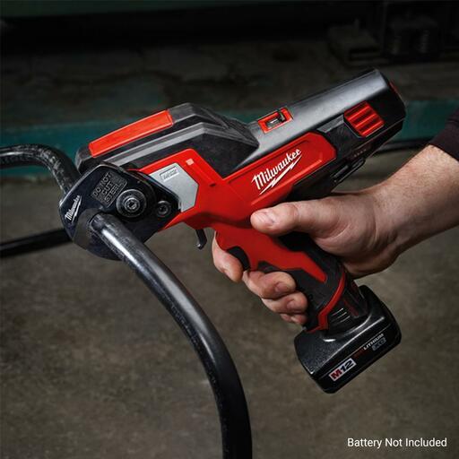 Milwaukee M12CC-0 12V Li-Ion Cordless Cable Cutters - Skin Only – image 3