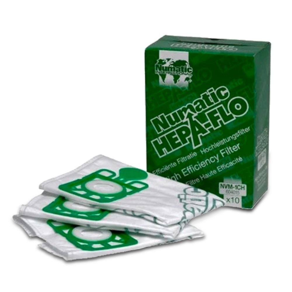 EDCO 604015 (NVM1CH) 10pk Hepaflo High Efficiency Dust Bags To Suit HZQ200 Vacuum – image 2
