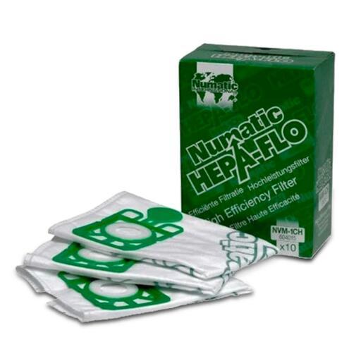 EDCO 604015 (NVM1CH) 10pk Hepaflo High Efficiency Dust Bags To Suit HZQ200 Vacuum – image 2