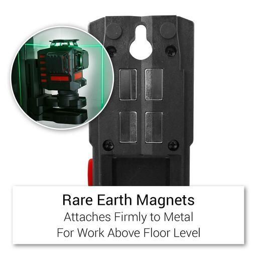 CPI CPI4DG 7.4V 2.0Ah Li-ion 360º Electronic Auto Leveling Multi Directional Green Beam 3D Grade Line Laser Kit – image 8