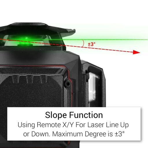 CPI CPI4DG 7.4V 2.0Ah Li-ion 360º Electronic Auto Leveling Multi Directional Green Beam 3D Grade Line Laser Kit – image 10