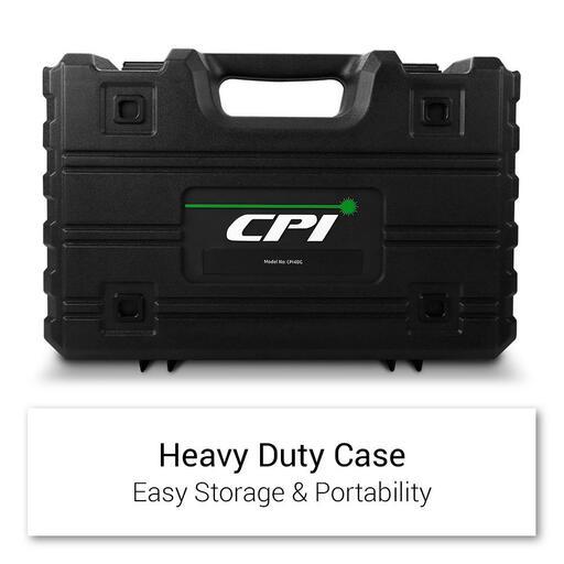 CPI CPI4DG 7.4V 2.0Ah Li-ion 360º Electronic Auto Leveling Multi Directional Green Beam 3D Grade Line Laser Kit – image 17