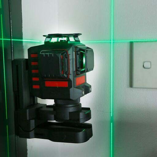 CPI CPI4DG 7.4V 2.0Ah Li-ion 360º Electronic Auto Leveling Multi Directional Green Beam 3D Grade Line Laser Kit – image 3