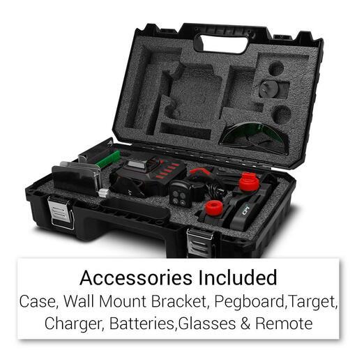 CPI CPI4DG 7.4V 2.0Ah Li-ion 360º Electronic Auto Leveling Multi Directional Green Beam 3D Grade Line Laser Kit – image 16