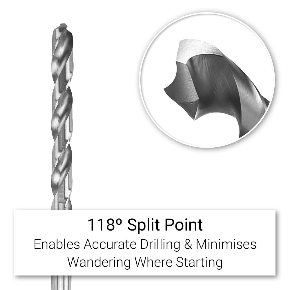 Xtorque X2810 10Pack 8mm 118º M2 HSS Drill Bit