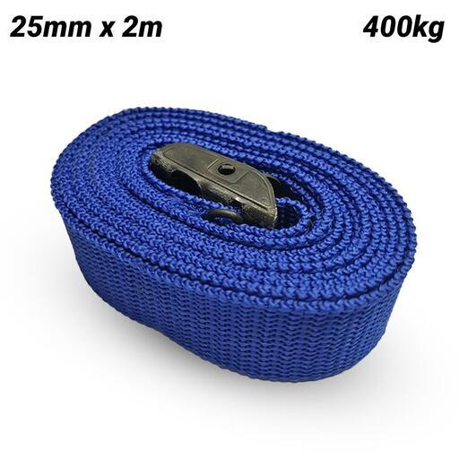 Fasty FASTY123 25mm x 2m 400kg Blue Tie Down Strap