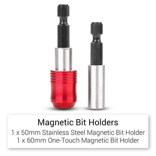Xtorque XTCT113 113pce Coloured Ring Torsion Magnetic Driver Drill Bit Set – image 5