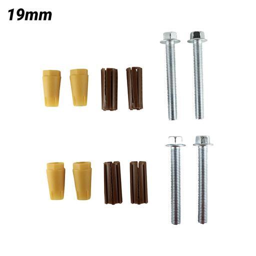 EHI A12R19P 19mm Nylon Square Expanding Adaptor Kit with 12mm Bolt