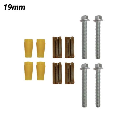 EHI A12S19P 19mm Nylon Square Expanding Adaptor Kit with 12mm Bolt