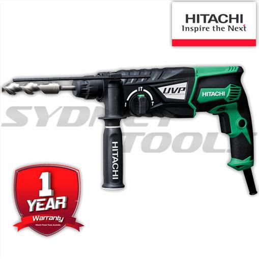 Hitachi Dh28pcy 850w 28mm 3 Mode Rotary Hammer With Uvp
