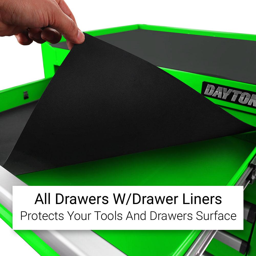 Daytona D360GRNKIT 13 Drawer 360pce Green Mechanical Tool Set With Roller Cabinet – image 24