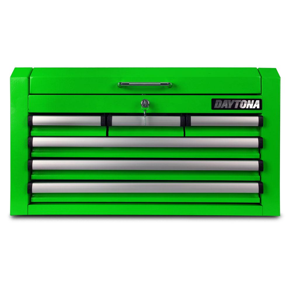 Daytona D6SLGRN 26" Heavy Duty 6 Drawer Tool Chest Green